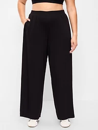 High-Waisted Bounce Lite Drapey Wide-Leg Sweatpants