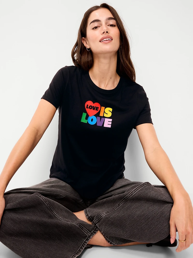 Pride EveryWear Crew-Neck Graphic T-Shirt