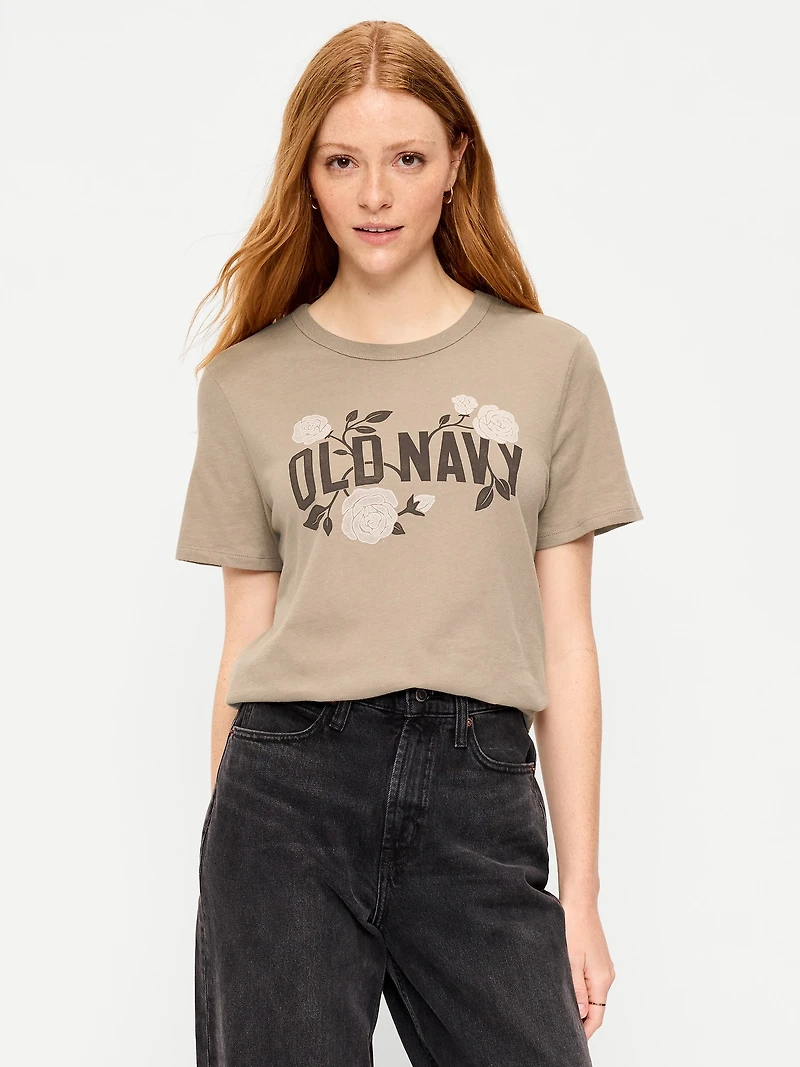 EveryWear Crew-Neck Logo-Graphic T-Shirt