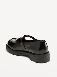 Shiny Faux-Leather Mary Jane Shoes for Girls