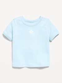 Short-Sleeve Ringer Graphic T-Shirt for Toddler Girls