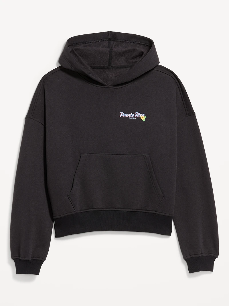 Oversized Pullover Graphic Hoodie Sweatshirt