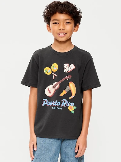 Short-Sleeve Logo-Graphic T-Shirt for Boys