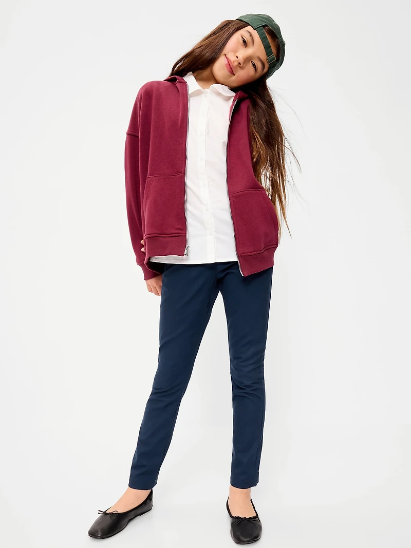 Skinny School Uniform Pants for Girls