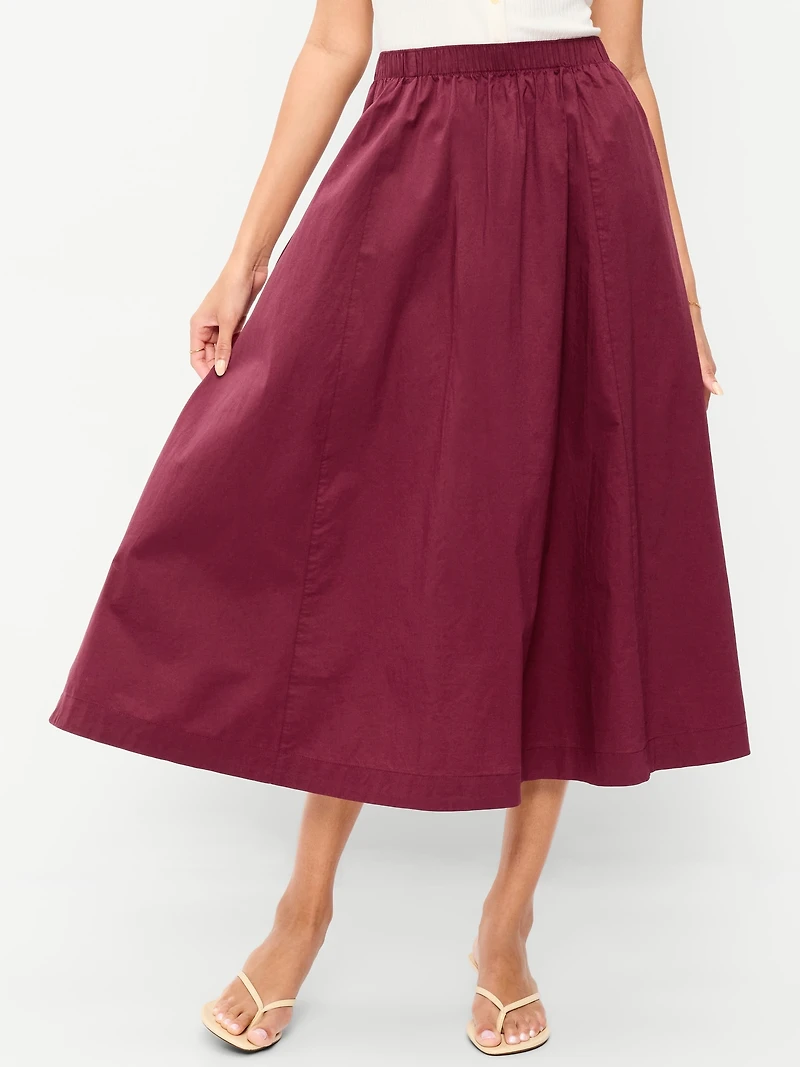 Poplin Mini Skirt