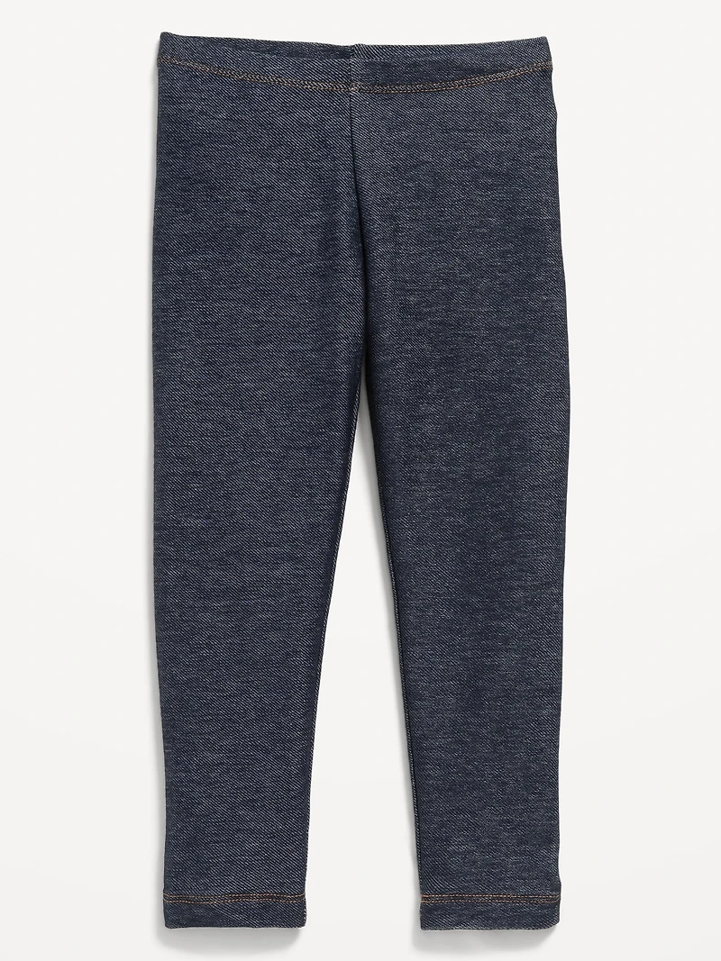 Faux-Jean Leggings for Toddler Girls