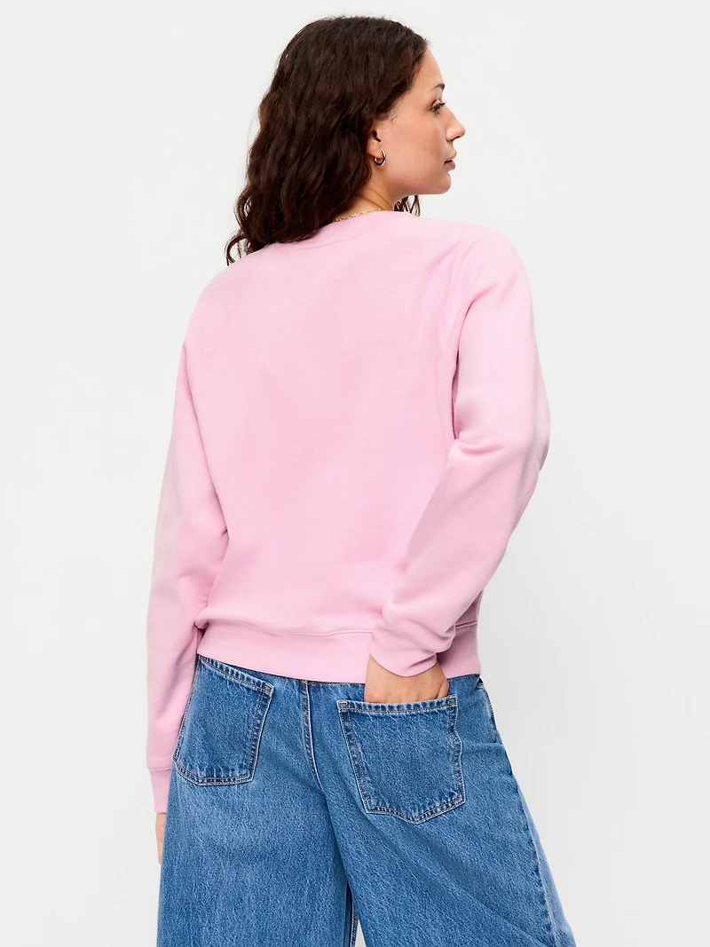 Oversized Raglan Sweatshirt