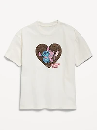Disney© Stitch & Angel Graphic Tunic T-Shirt for Girls