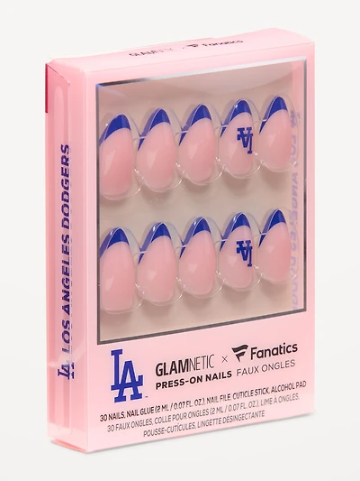 Glamnetic x Fanatics Los Angeles Dodgers Press-On Nail Kit