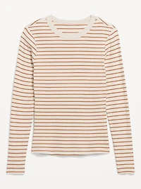 Snug Crew-Neck Long Sleeve T-Shirt