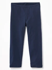 Short Crop Jersey Leggings for Girls