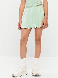 High-Waisted StudioSmooth Ruffled Skort for Girls