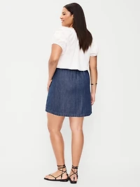 Denim Micro Skort
