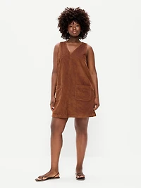 Sleeveless Pinafore Mini Dress