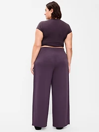 High-Waisted Bounce Lite Drapey Wide-Leg Sweatpants