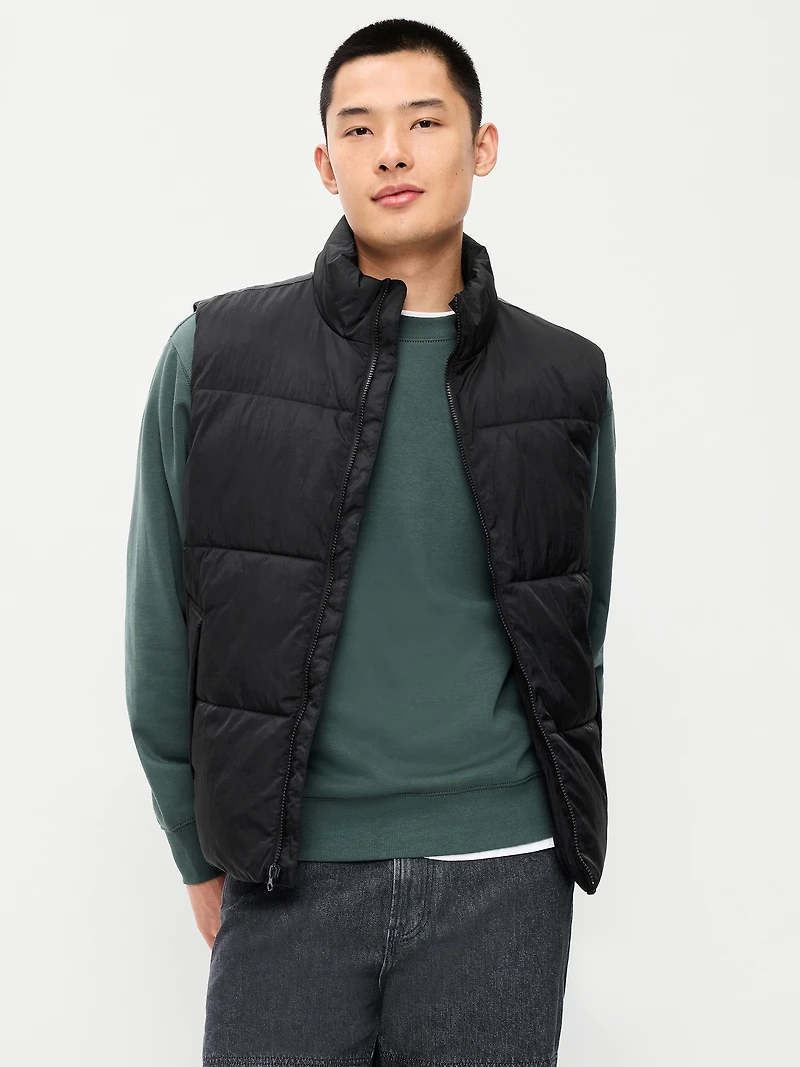 Frost-Free Water-Resistant Puffer Vest