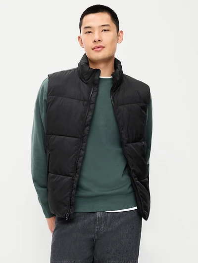 Frost-Free Water-Resistant Puffer Vest
