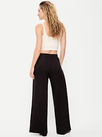 High-Waisted Bounce Lite Drapey Wide-Leg Sweatpants