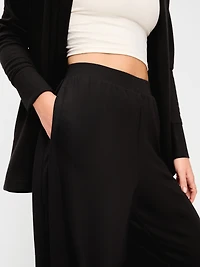 High-Waisted Bounce Lite Drapey Wide-Leg Sweatpants