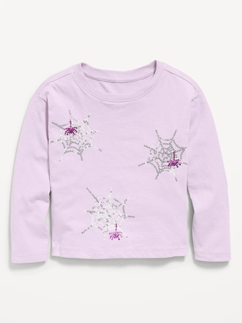 Long-Sleeve Graphic T-Shirt for Toddler Girls