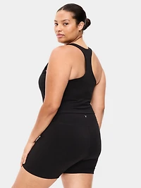 Medium Support PowerSoft High-Neck Racerback Sports Bra