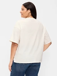 Yellowstone National Park™ Crew-Neck Oversized Crop T-Shirt