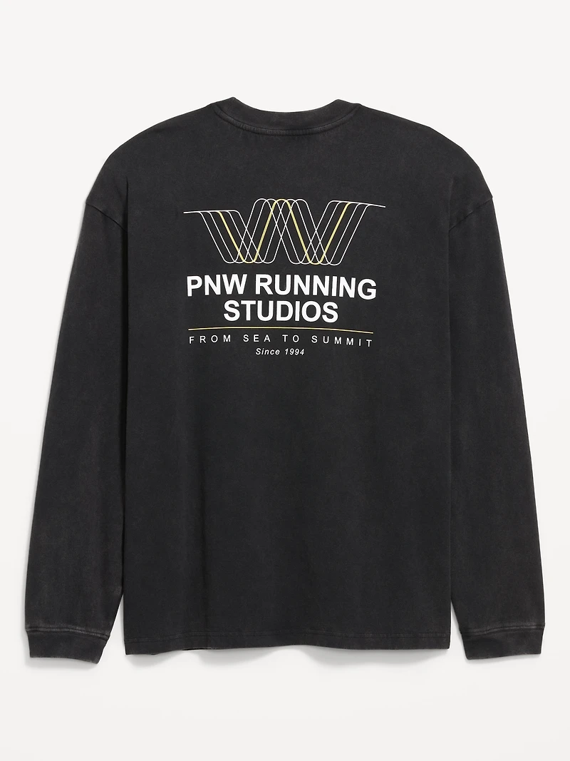 Lived-In Pro Long-Sleeve Graphic T-Shirt