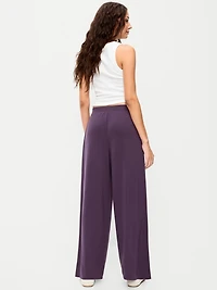 High-Waisted Bounce Lite Drapey Wide-Leg Sweatpants