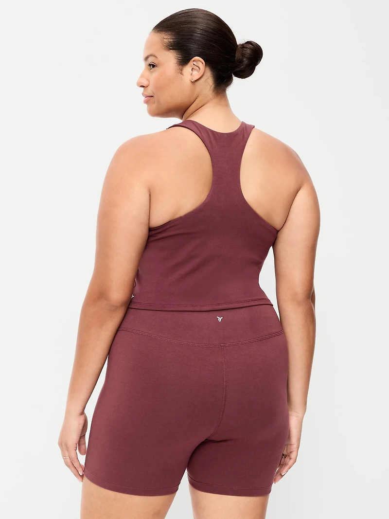 Light Support PowerChill High-Neck Racerback Sports Bra