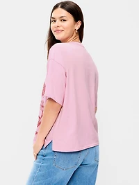 Yosemite National Park™ Crew-Neck Oversized Crop T-Shirt