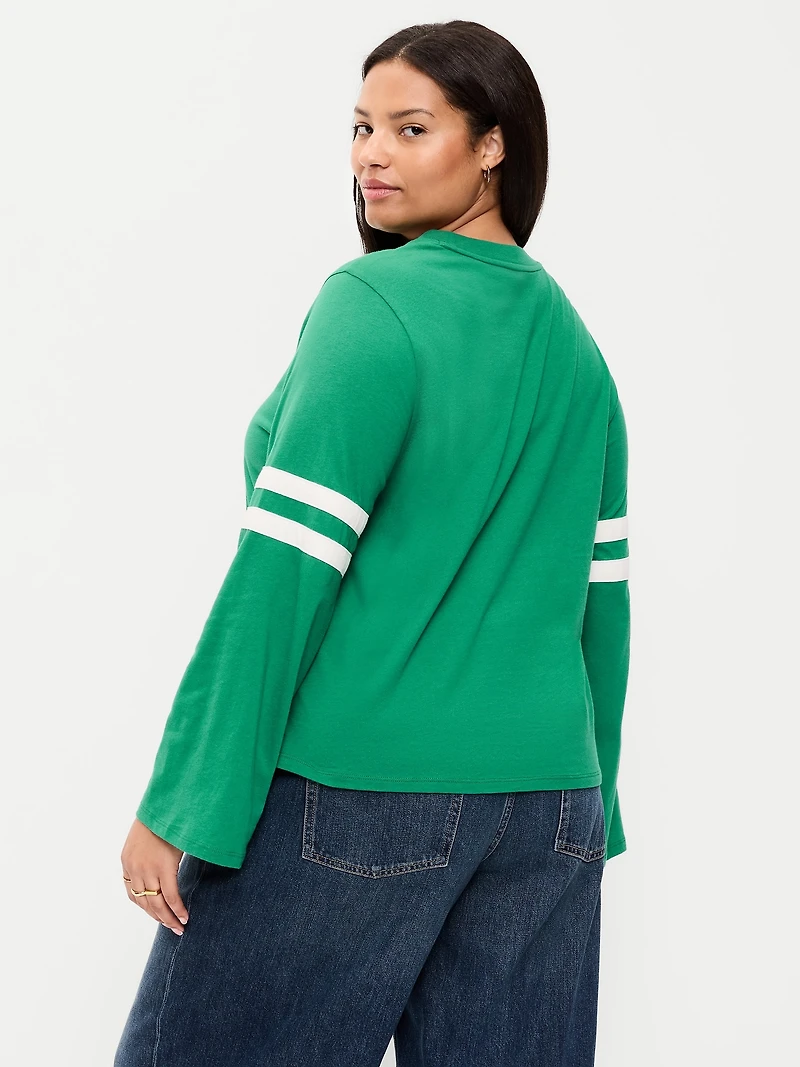 EveryWear Long-Sleeve Graphic T-Shirt