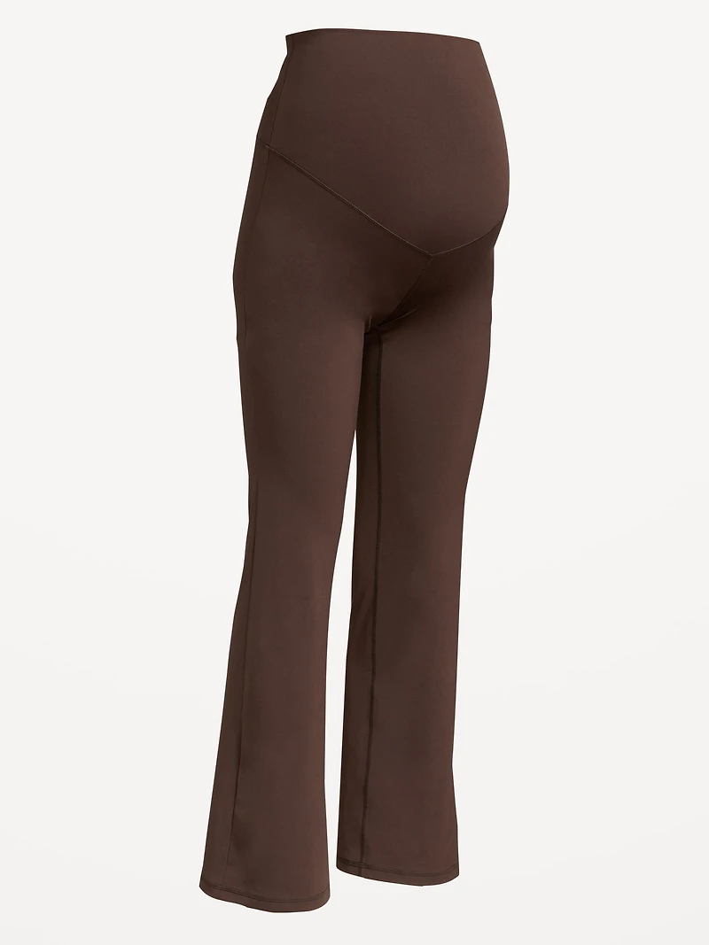 Maternity Full-Panel StudioSmooth Flare Leggings