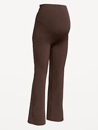 Maternity Full-Panel StudioSmooth Flare Leggings