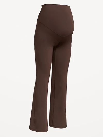 Maternity Full-Panel StudioSmooth Flare Leggings