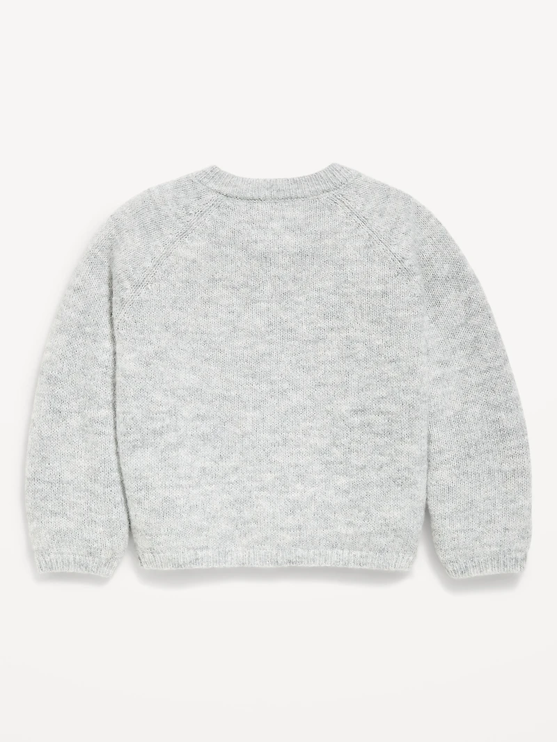 Graphic Cardigan Sweater for Toddler Girls