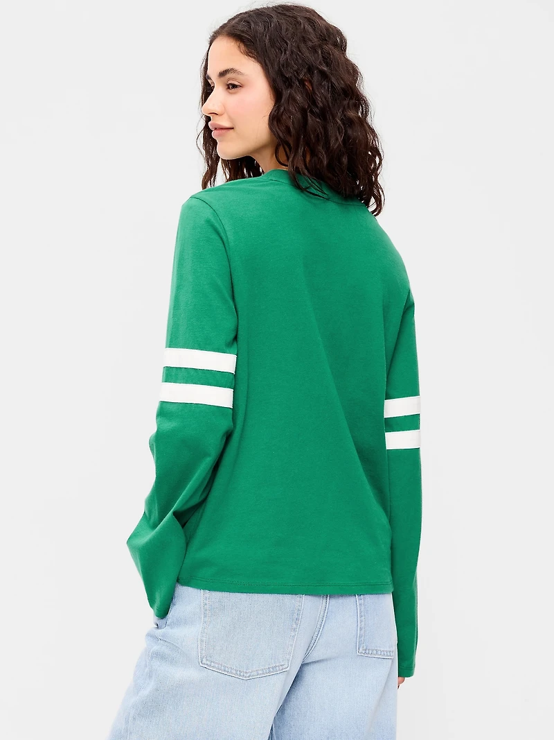 EveryWear Long-Sleeve Graphic T-Shirt