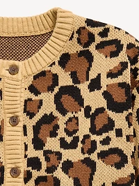 Cozy Button-Front Cardigan Sweater for Girls