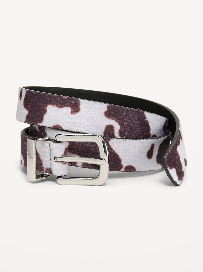 Classic Pony Hair Belt