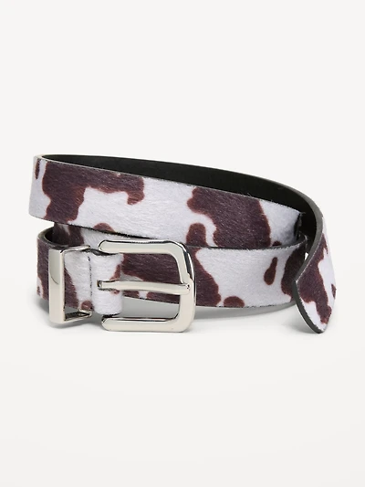 Classic Pony Hair Belt