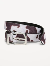 Classic Pony Hair Belt