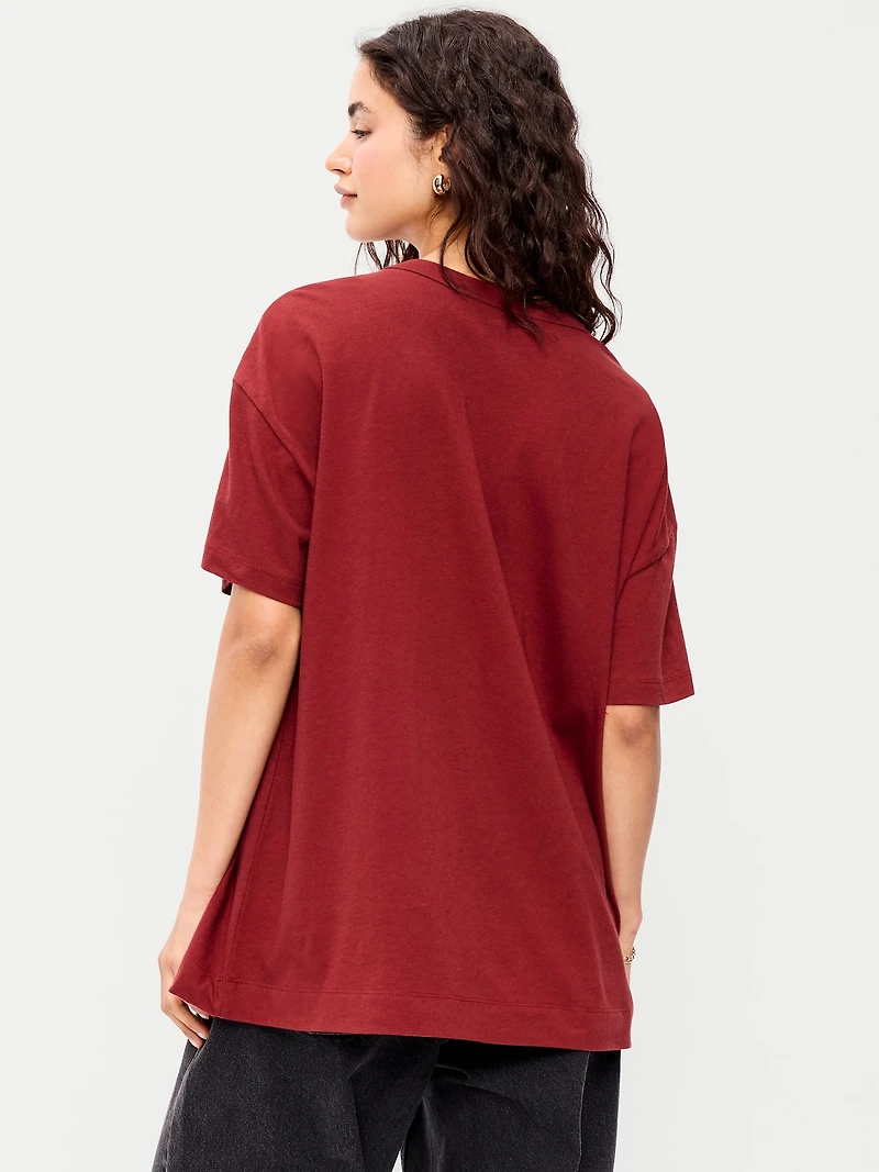 Oversized Graphic Tunic T-Shirt