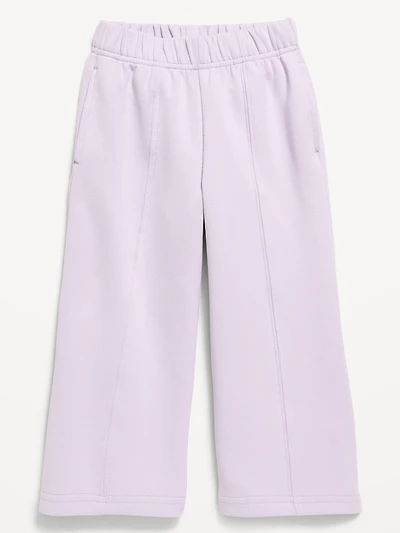 Dynamic Fleece Wide-Leg Sweatpants for Toddler Girls