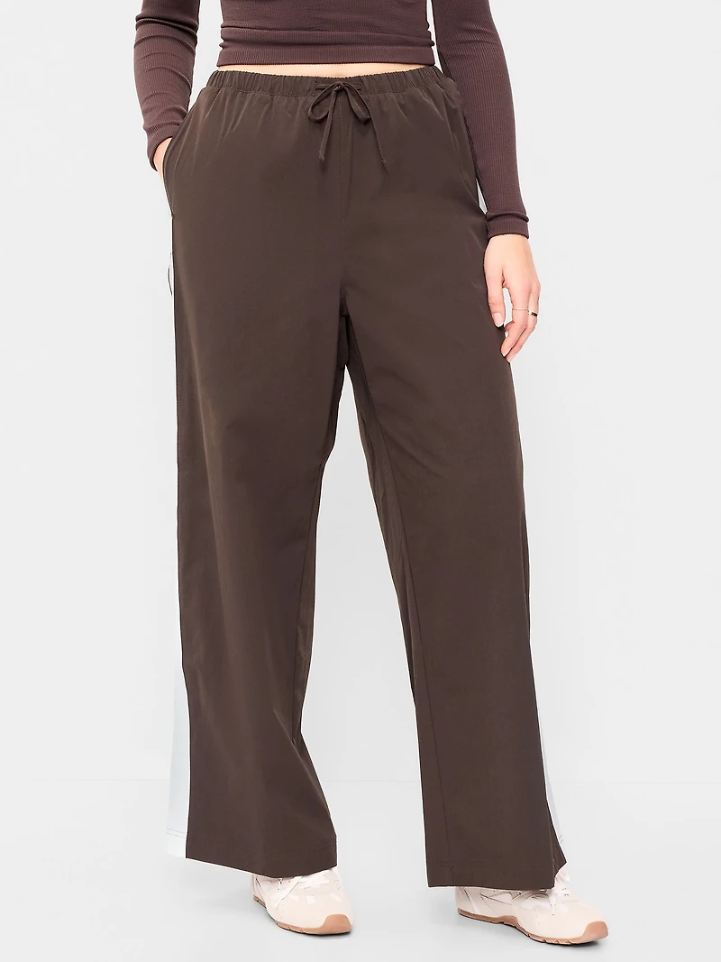High-Waisted TrekTech Lightweight Woven Active Pants