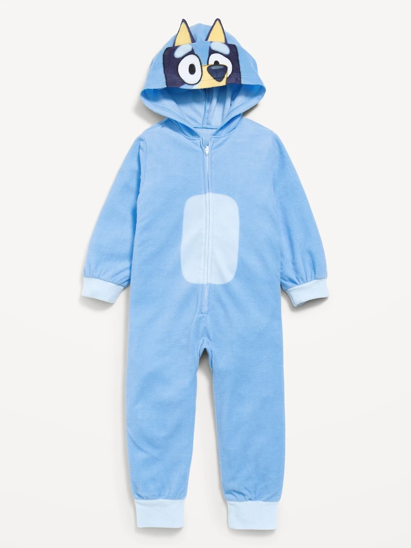 Bluey™ Hooded Unisex Fleece One-Piece for Toddler