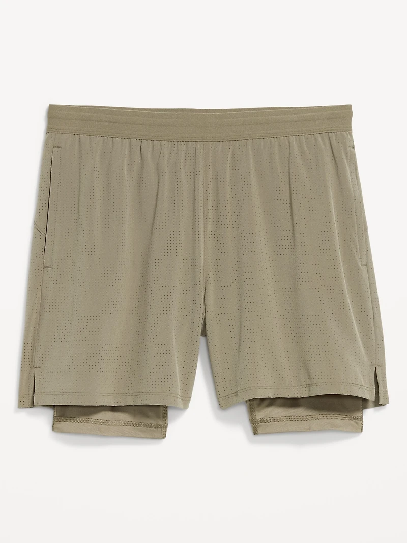 2-In-1 Performance Run Shorts -- 5-inch inseam