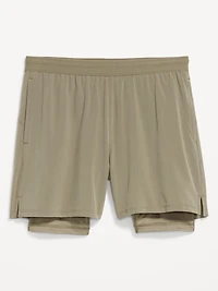 2-In-1 Performance Run Shorts -- 5-inch inseam