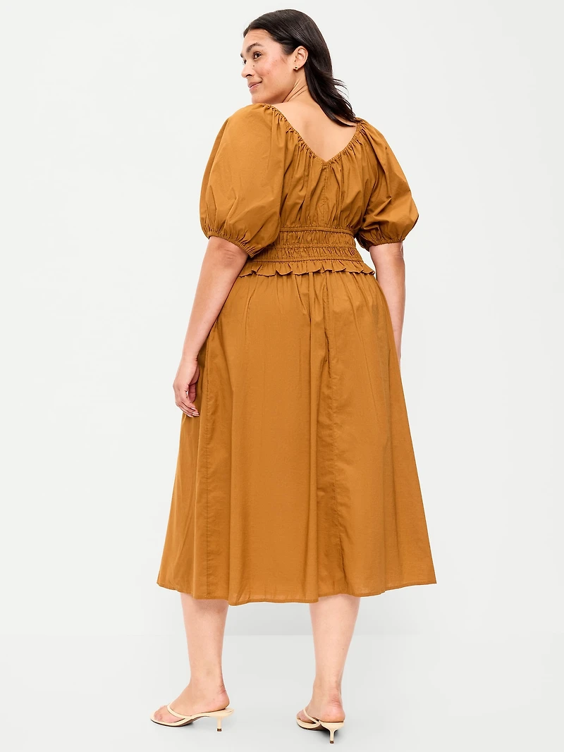 Fit & Flare Prairie Midi Dress