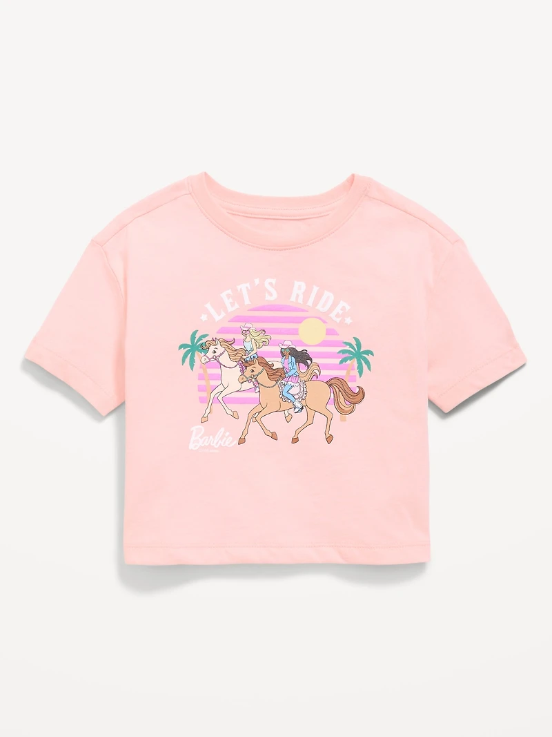 Barbie™ Boxy Graphic T-Shirt for Toddler Girls