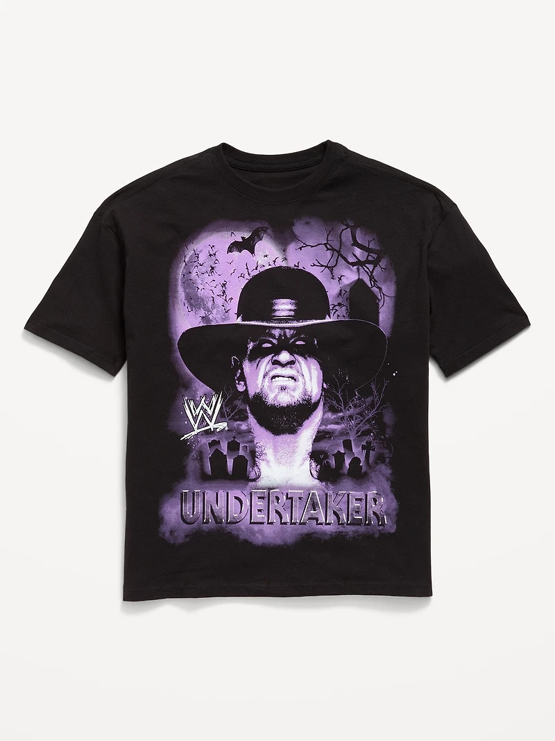 WWE® The Undertaker Gender-Neutral Oversized Graphic T-Shirt for Kids