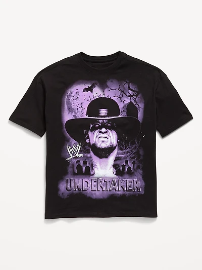 WWE® The Undertaker Gender-Neutral Oversized Graphic T-Shirt for Kids